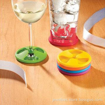 Silicone glass coasters